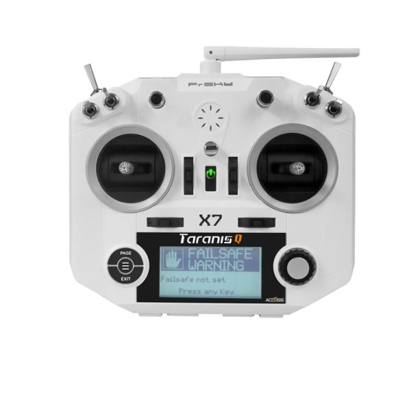 Commercio all'ingrosso FrSky ACCESS Taranis Q X7 2.4G 16CH modalità 2 bianco nero versione internazionale per RC Drone Quadcopter pezzi di ricambio
